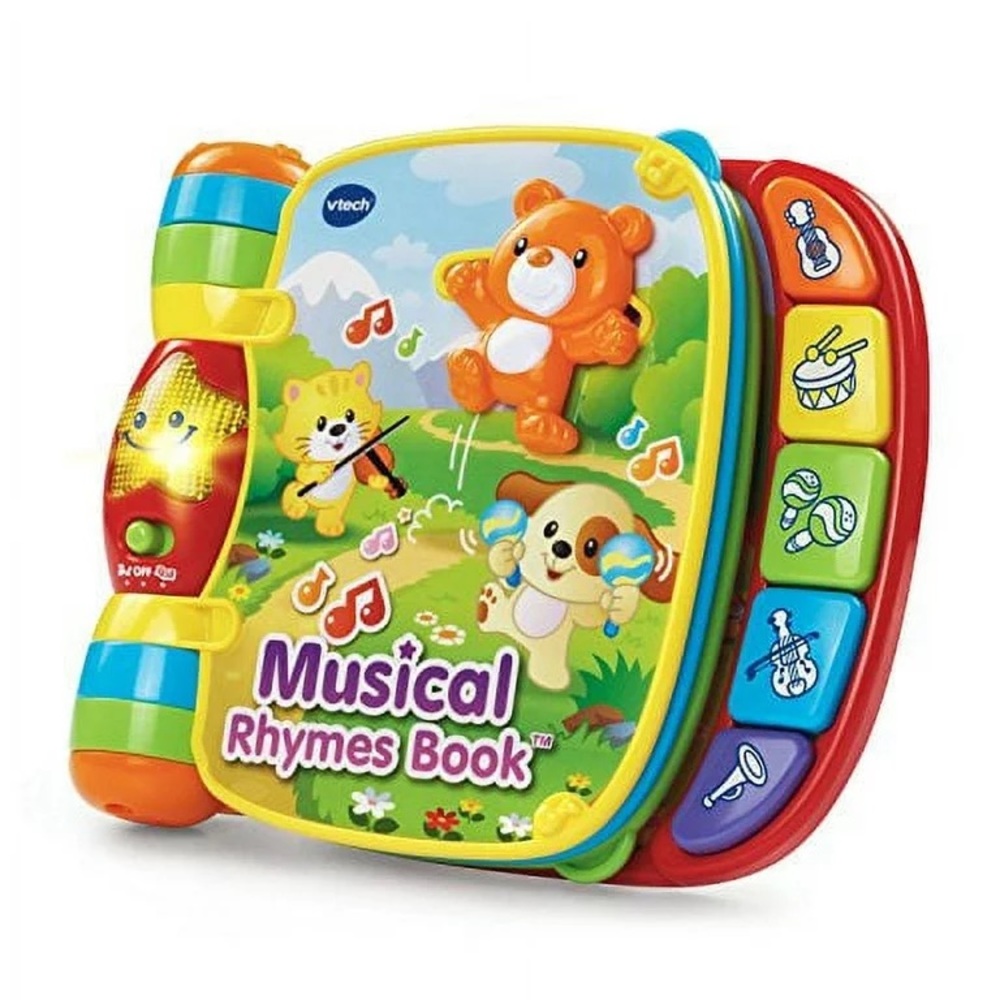 VTech Musical Rhymes Book Classic Nursery Rhymes Songs Stories & Lights